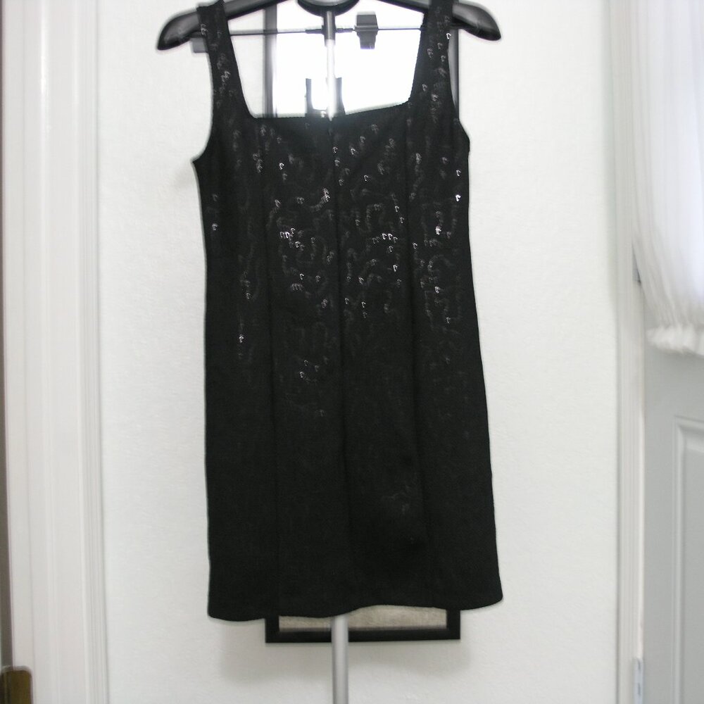 BB Dakota Steve Madden Black Sequin Sleeveless Dress  Size 0